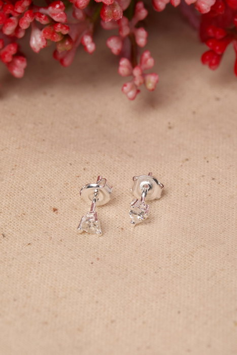 Heliophilia Silver Pendientes de Plata Esterlina 925 con Refuerzo de Rodio Heliophilia Silver Pendientes de Plata Esterlina 925 con Refuerzo de Rodio